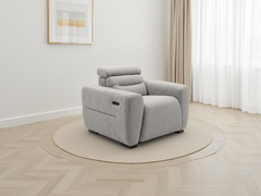 Tokyo Electric Recliner Grey 3+2+1 Seater