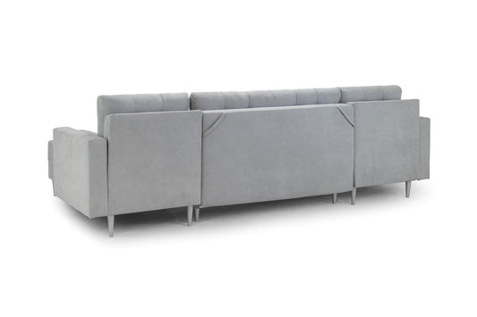 Granville U Shape Corner Sofabed - Grey