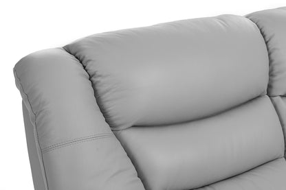 Giovanni 1 Seater Electric Recliner Chair - Grey Leather - Image 7
