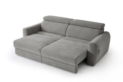 Dakota 3 Seater Electric Sofa Bed - Grey