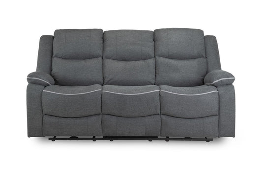 Harald Electric Recliner 3 Seater Sofa - Graphite
