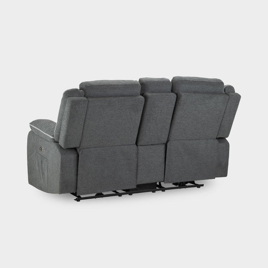 Harald Electric Recliner Sofa Fabric 2 Seater