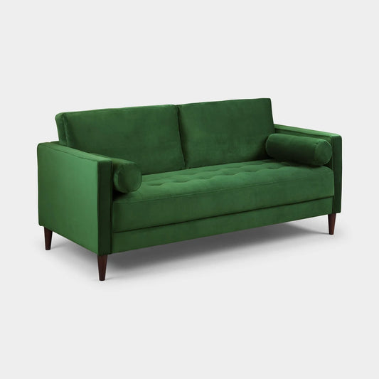 Harper Sofa Plush Green 3 Seater