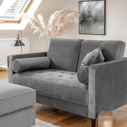 Harper Sofa Plush Grey 2 Seater