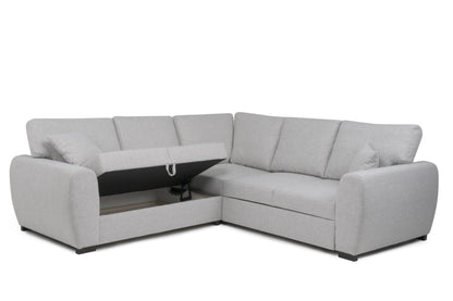Hugo Corner Sofa - Silver