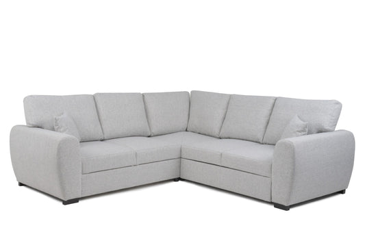 Hugo Corner Sofa - Silver