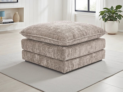 Solaya Beige Footstool