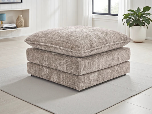 Solaya Beige Footstool