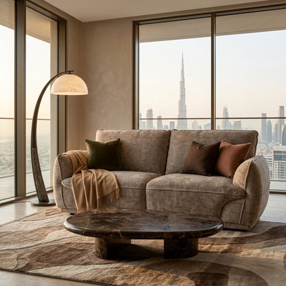 Angelo Beige 2 Seater Sofa