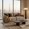 Angelo Beige 3 Seater Sofa