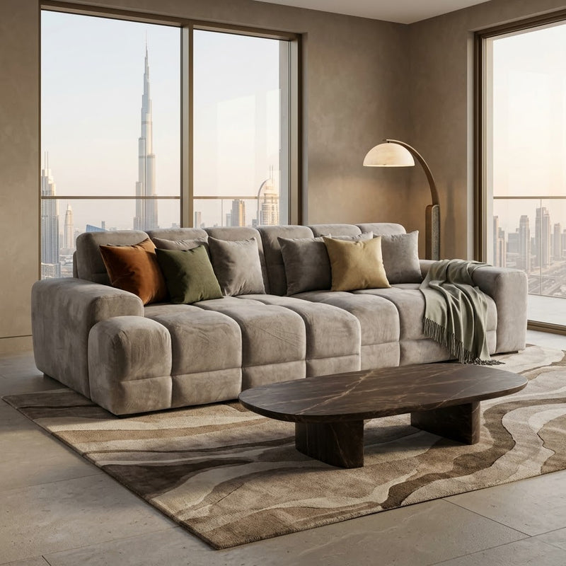 Jacob Sofa Mocha Left Hand Facing Corner