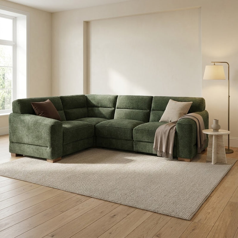 Chicago Sofa Green Modular Corner Sofa