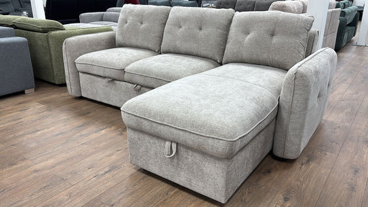 Moscow Universal Corner Sofabed With Storage - Beige