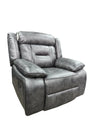 Nova Leather Electric Recliner Arm Chair Grey