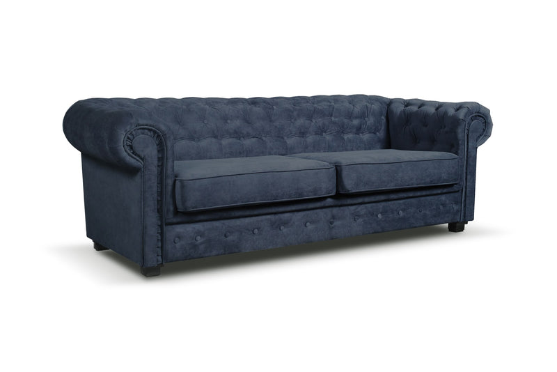 Imperial 3 Seater Sofa Bed - Navy