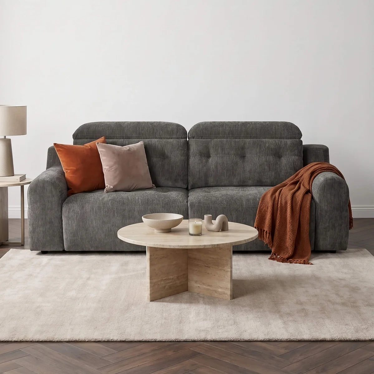 Harrison Electric Sofa Bed - Charcoal