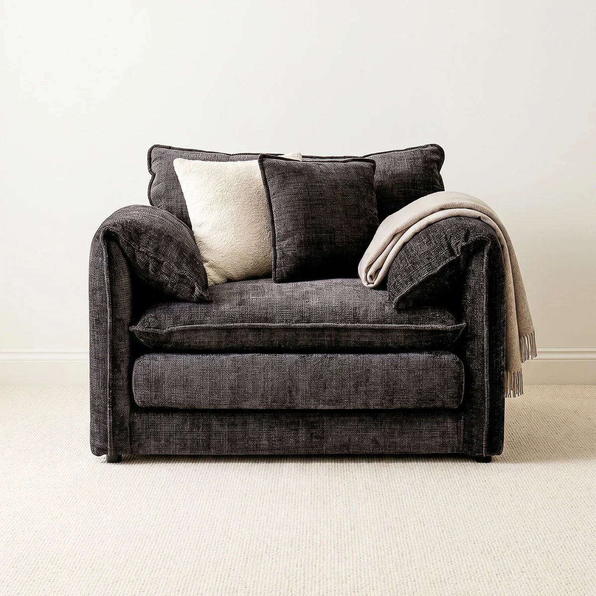 Solaya Sofa Armchair - Black