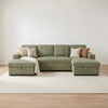 Como U Shape Sofa Bed - Green