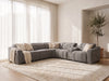Ohio Power Modular Corner Sofa - Grey