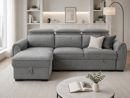 Montrose Universal Storage Sofa Bed - Dark Grey