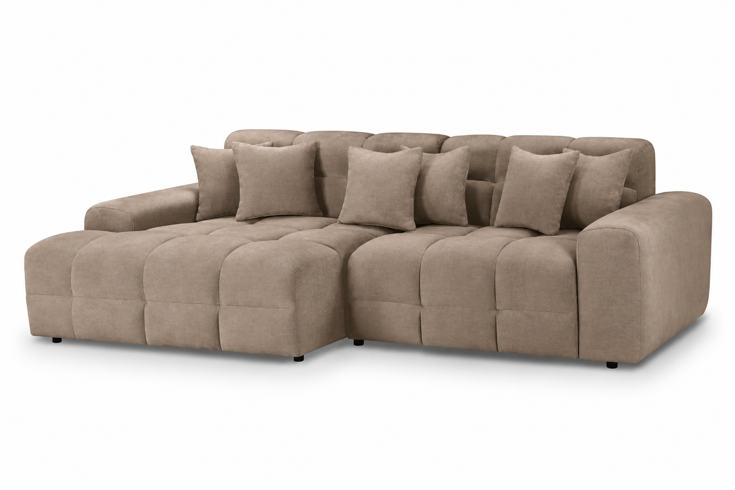 Jacob Sofa Mocha Left Hand Facing Corner