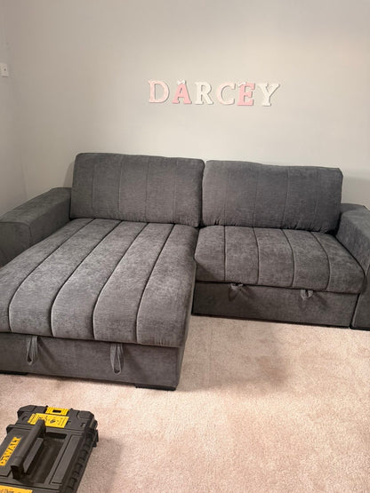 Franklin Universal Storage Sofa Bed With Cupholders & USB/C Charging