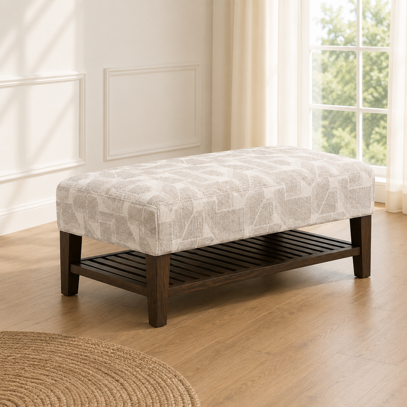 Douglas Sofa Beige Footstool