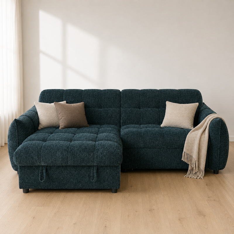 Florida Universal Storage Sofa Bed - Teal