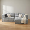 Brooklyn Electric Storage Right Hand Sofa Bed - Silver