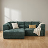 Brooklyn Electric Storage Left Hand Sofa Bed - Emerald