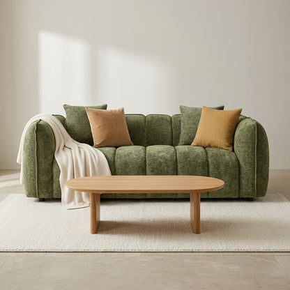 Venice 3+2+1 Sofa - Olive Green