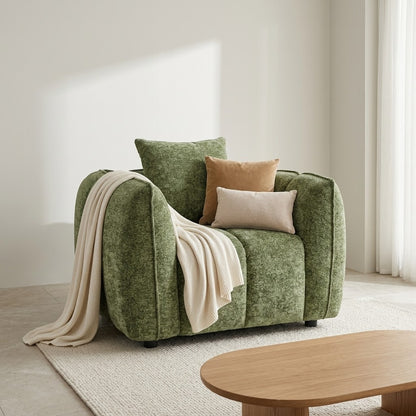 Venice 3+2+1 Sofa - Olive Green