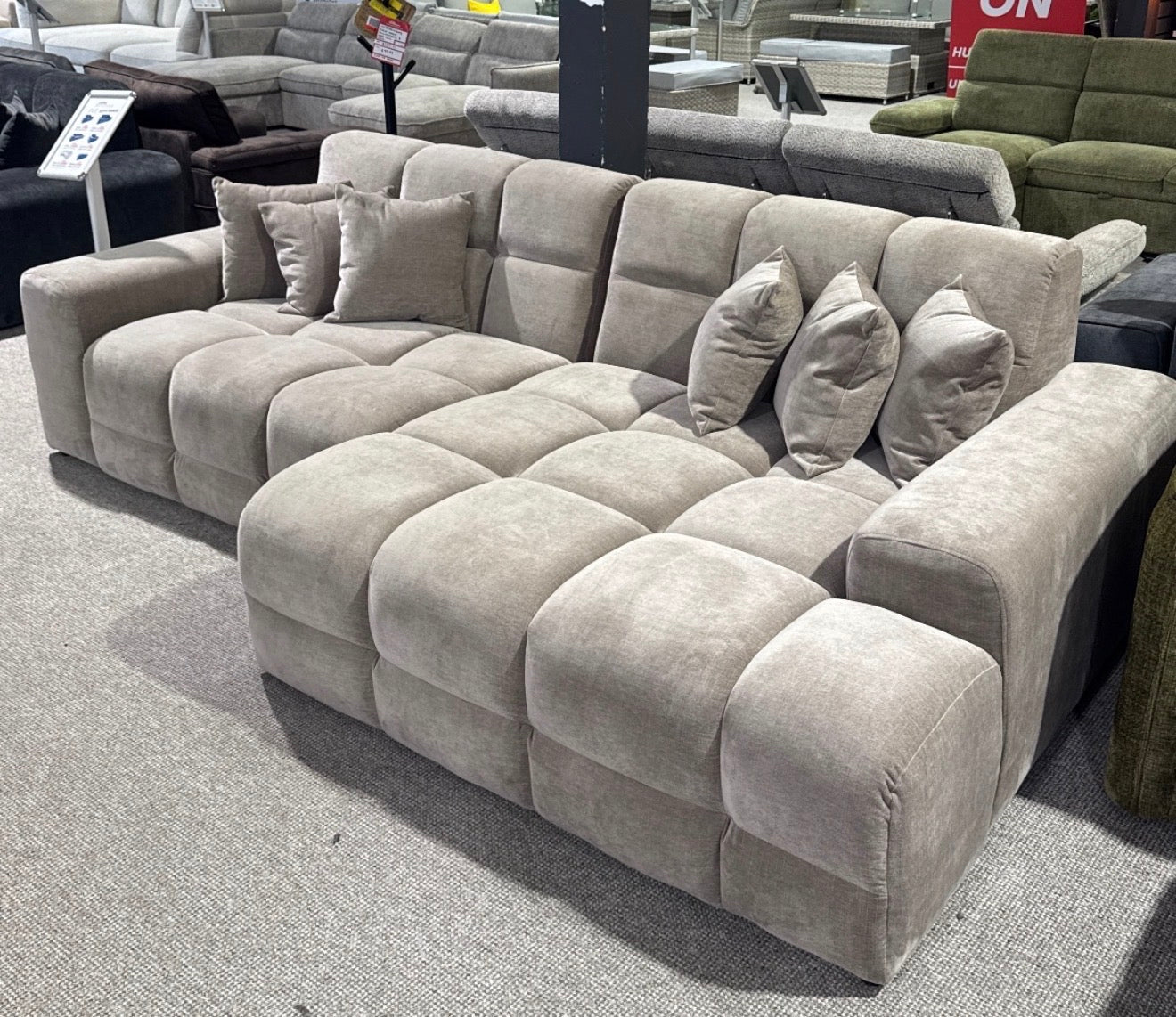 Jacob Sofa Mocha Left Hand Facing Corner