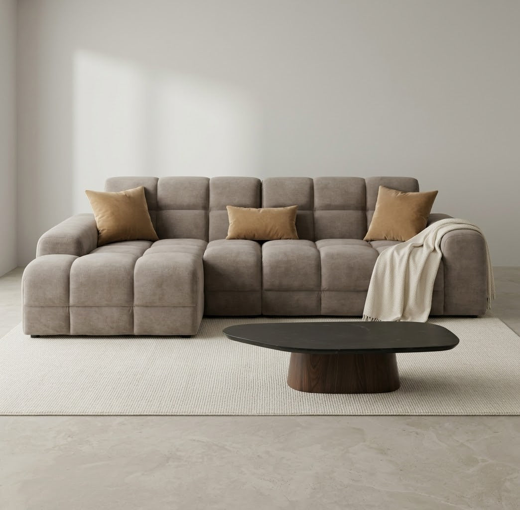 Jacob Sofa Mocha Left Hand Facing Corner