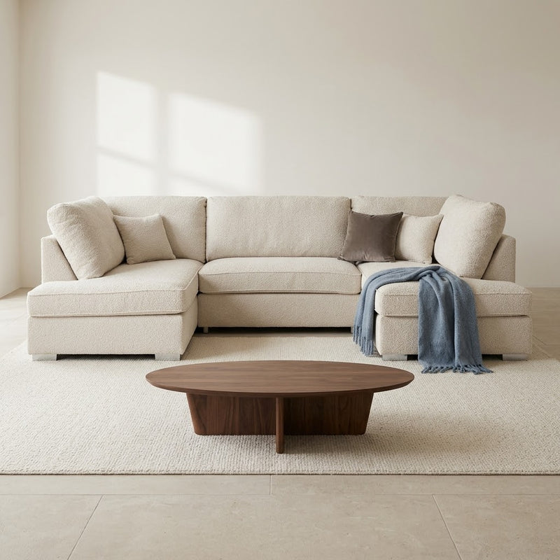Carnaby Boucle U Shape Cinema Sofa