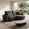 Denver Sofa Black Electric Recliner Right Hand