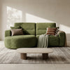 Denver Sofa Green Electric Recliner Left Hand