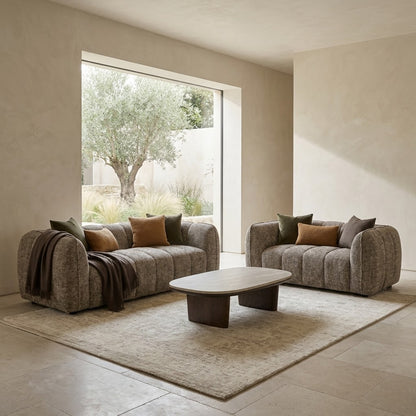 Venice 3+2+1 Sofa - Mocha