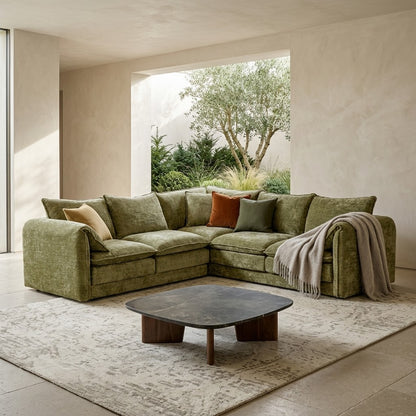 Solaya Corner Sofa - Green