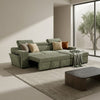 Arthur Green Chenille Fabric Corner Sofabed with Storage