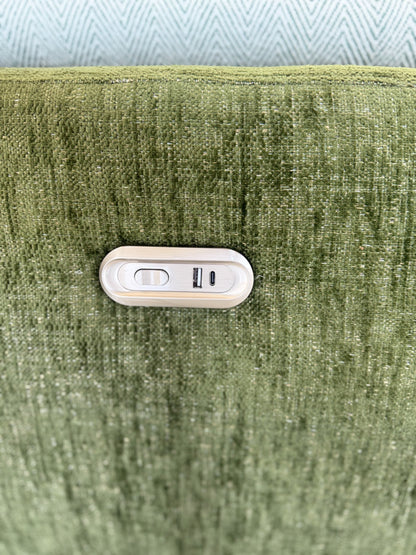 Denver Sofa Green Electric Recliner Left Hand