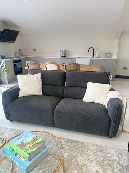 Ascot Charcoal 3+2 Seater Sofa Set