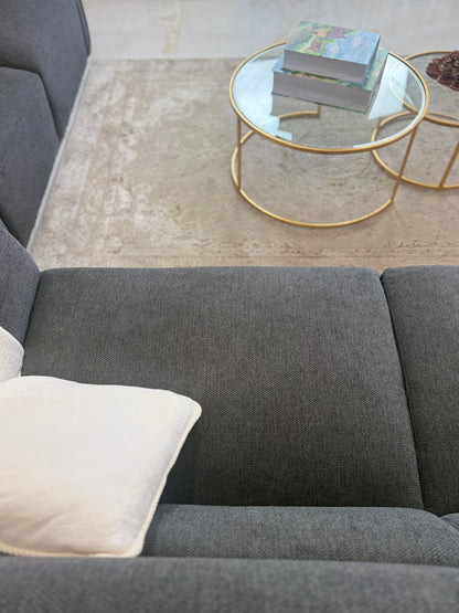 Ascot Charcoal 3+2 Seater Sofa Set