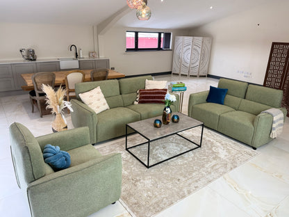 Ascot Green  3+2 Seater Sofa Set