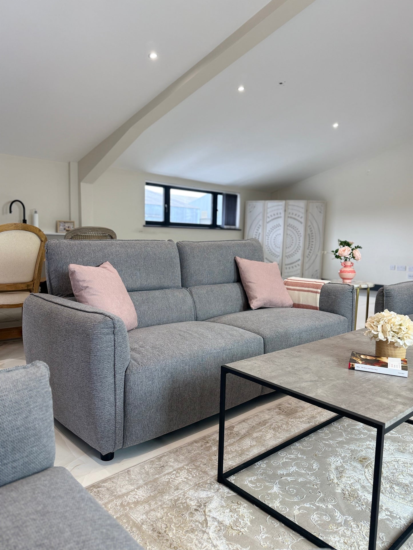 Ascot Grey 3+2 Seater Sofa Set