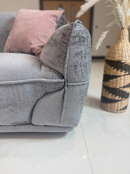Angelo Grey 3+2+1 Seater Sofa Set