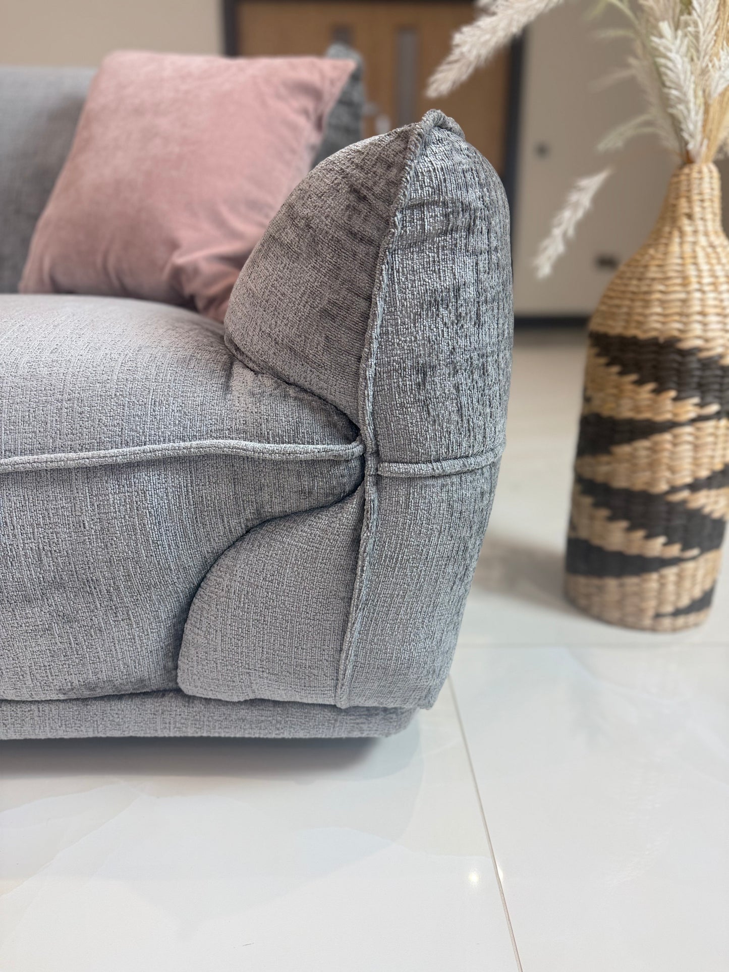 Angelo Grey Sofa Armchair