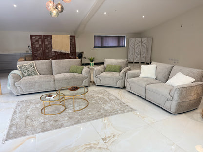 Angelo Beige 3+2+1 Seater Sofa Set