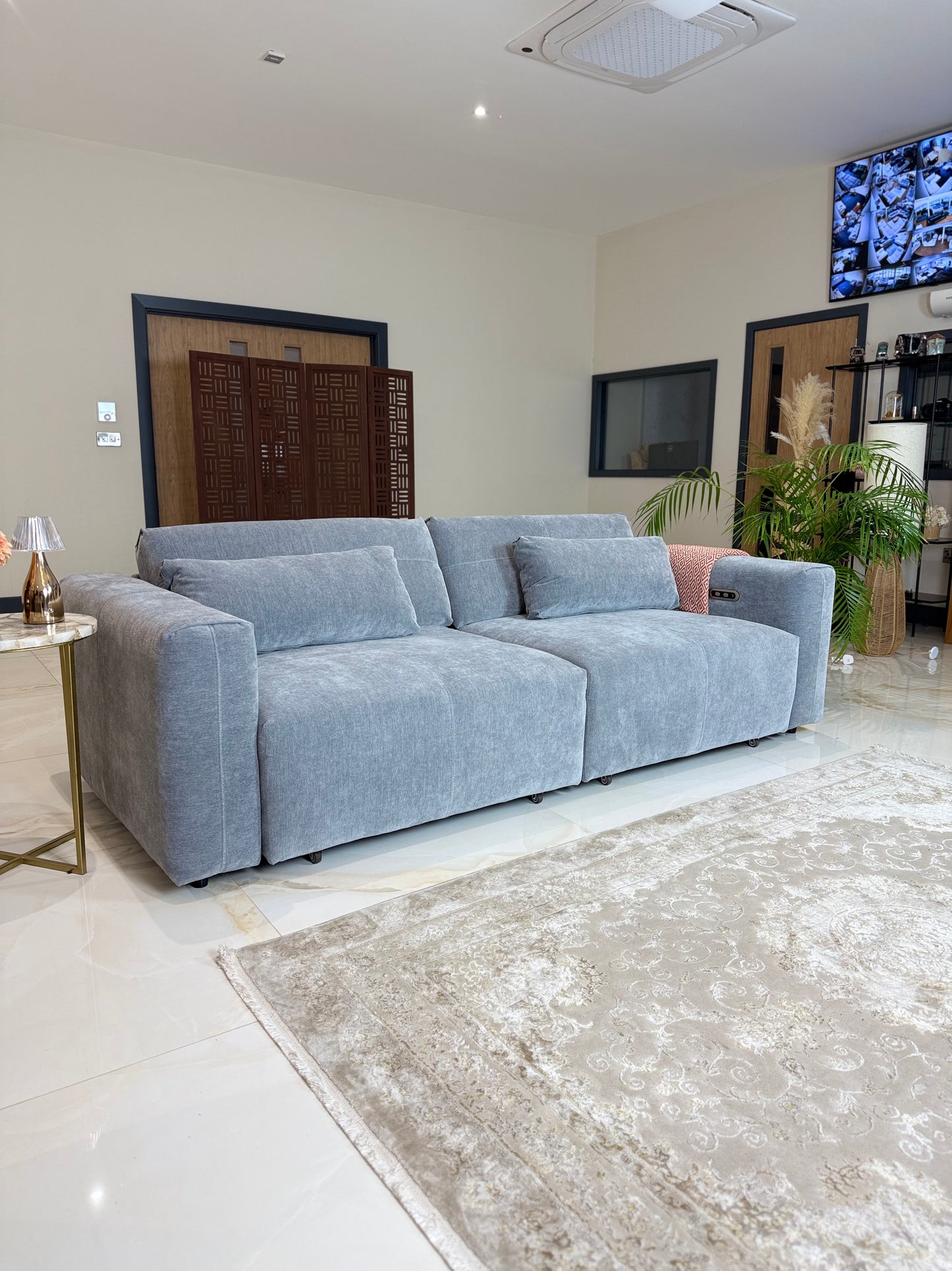 Prescott Grey Electric Sofabed