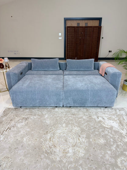 Prescott Grey Electric Sofabed